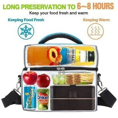 Sac repas avec poignée solide et design pratique