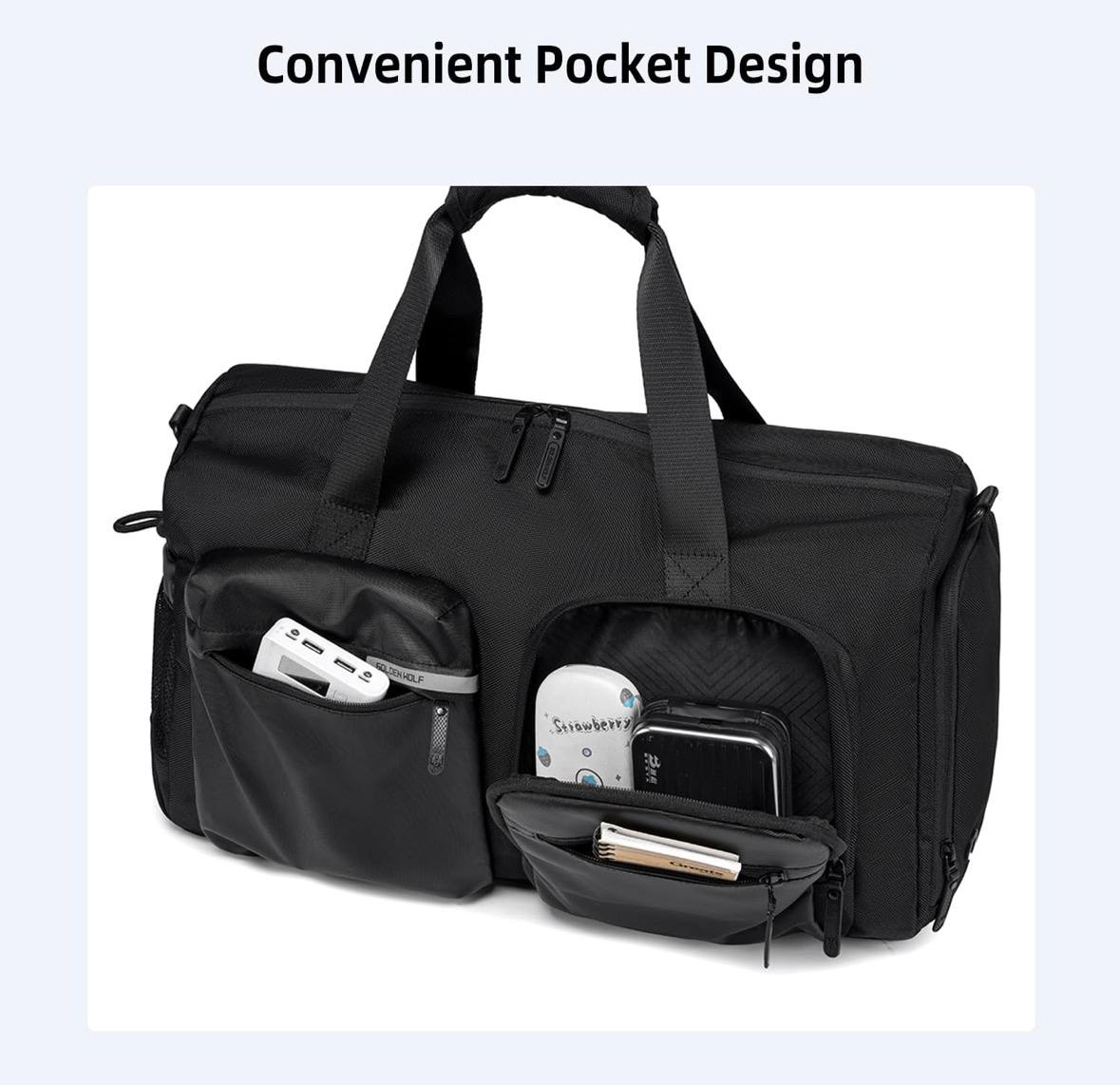 Poche frontale imperméable du sac de sport et voyage 28L