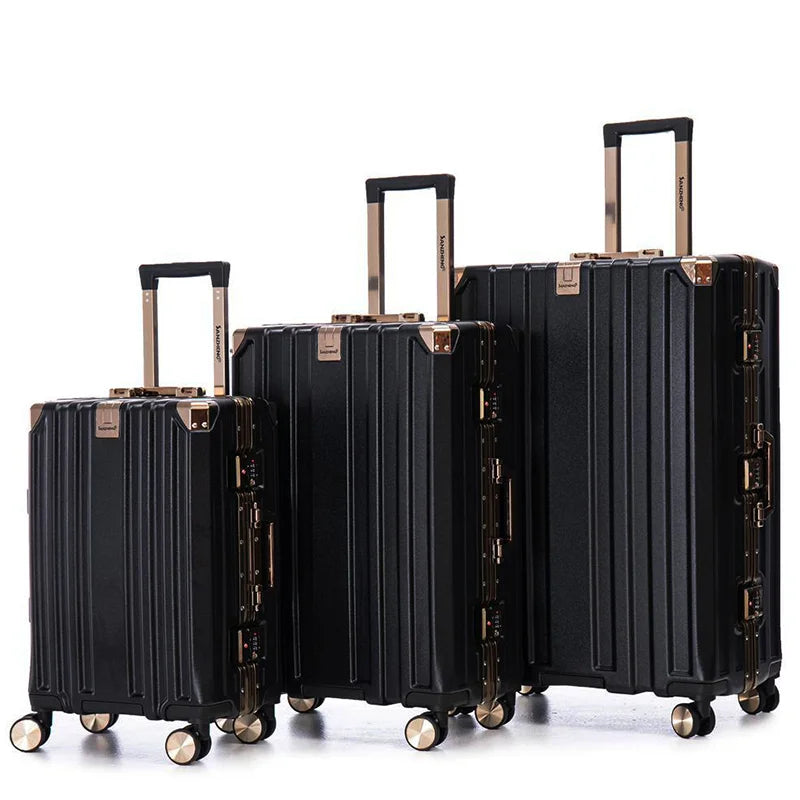 Set de 3 valises rigides cabine moyenne grande pour voyage Maroc