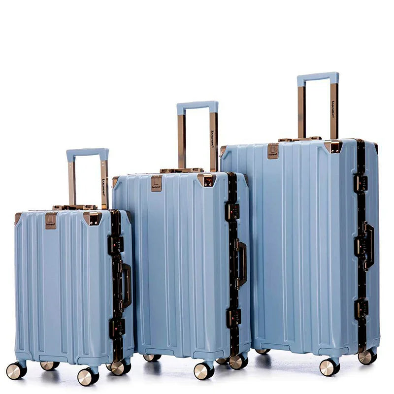 Set de 3 valises rigides – cabine, moyenne et grande, légères et résistantes pour tout type de voyage