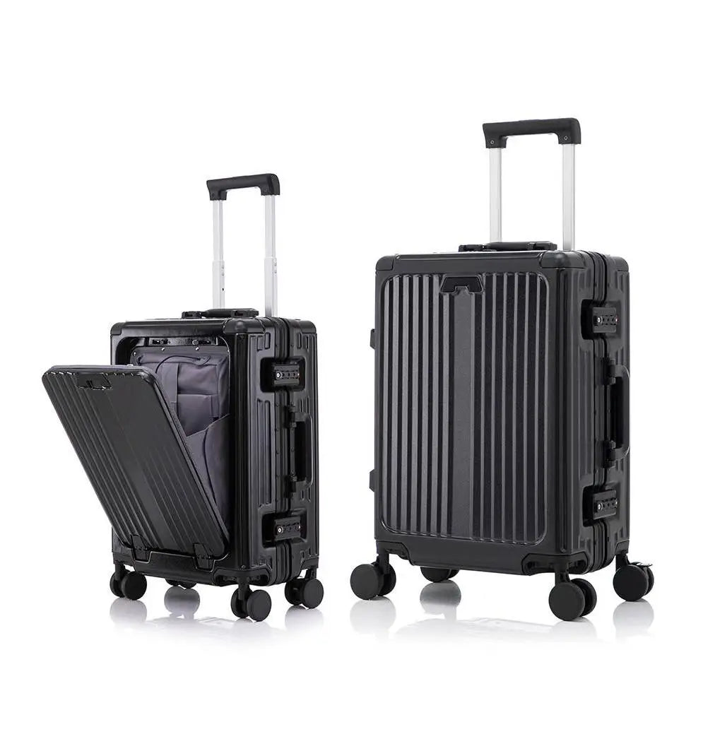 Valise à 4 roues pivotantes pour déplacement facile