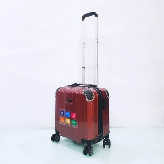 Valise cabine 16 pouces en polycarbonate avec coque rigide et design premium