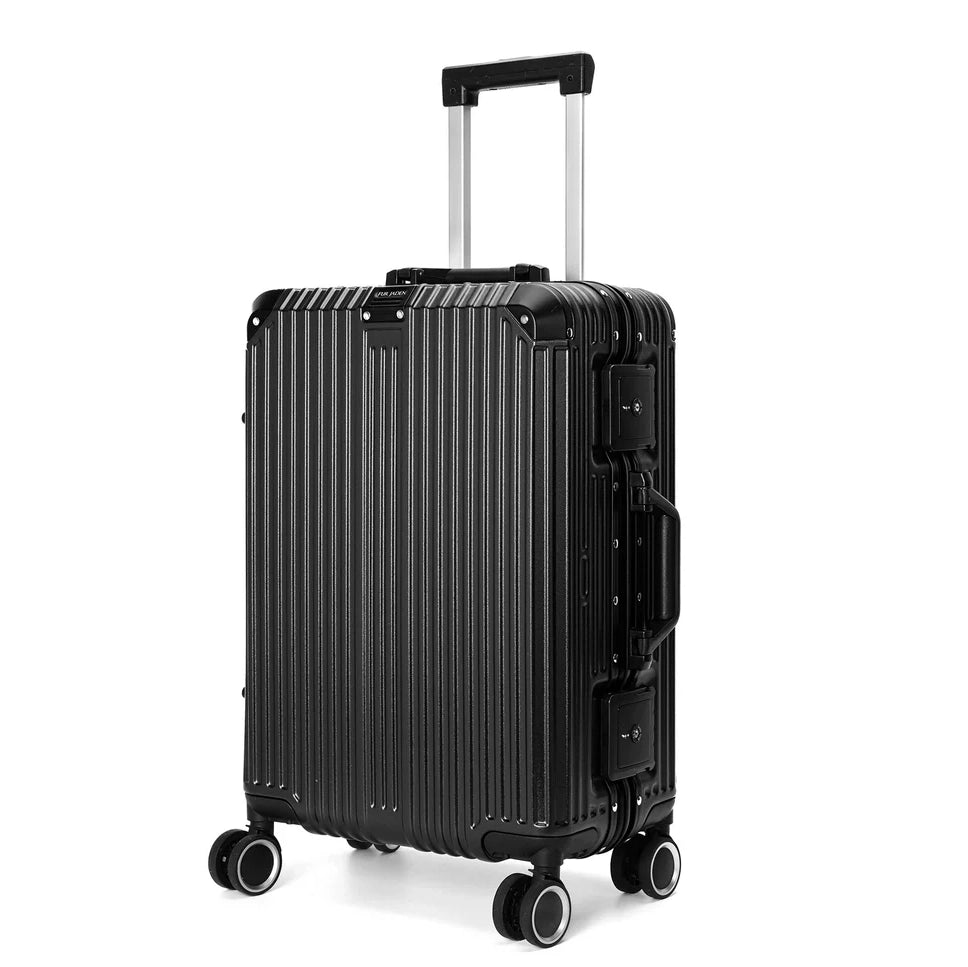 Valise cabine 45L en polycarbonate résistante aux chocs avec roues 360 degrés