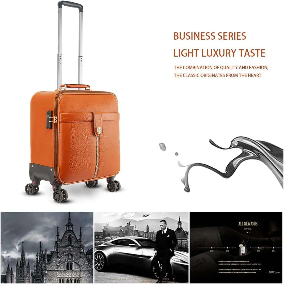 Intérieur de valise de pilote avec rangement organisé