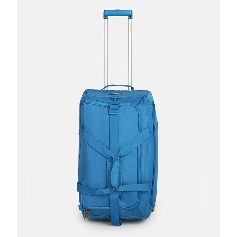 Détail des roulettes pivotantes silencieuses 360° de la valise de voyage
