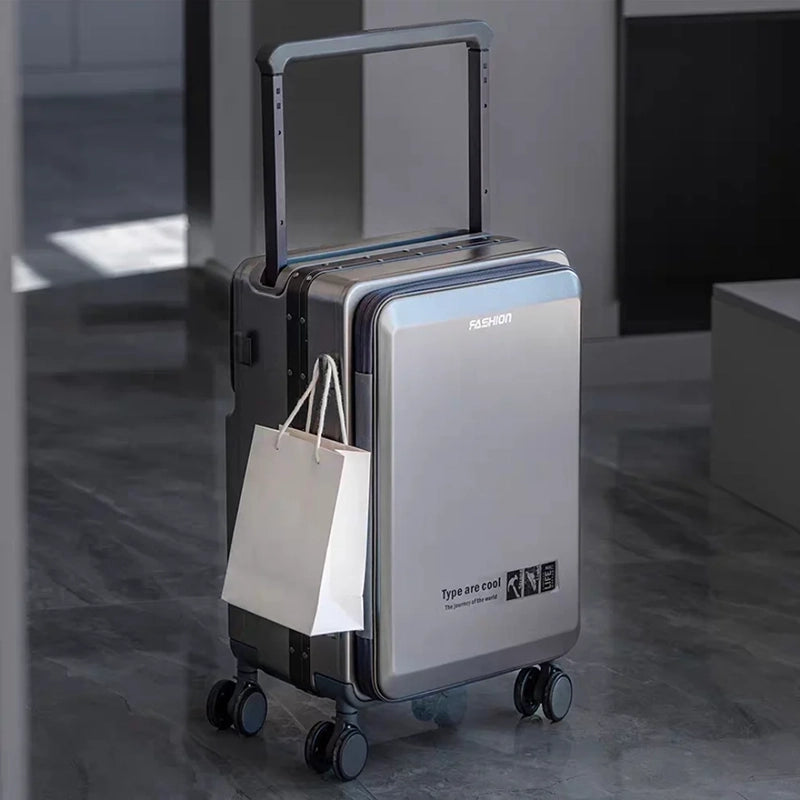 Trolley central ergonomique et poignée télescopique de la valise Smart Tokyo